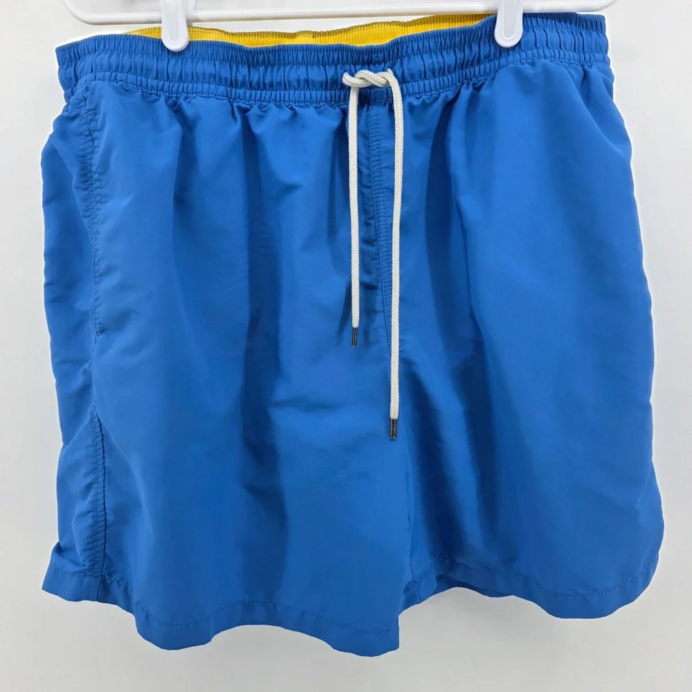 Polo Ralph Lauren Swim Trunks Mens XL Heritage Nylon Classic Blue Beachwear